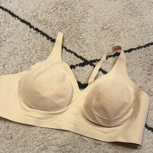 knix plus size XXXL+ Seamless Padded Everyday Bra in Nude